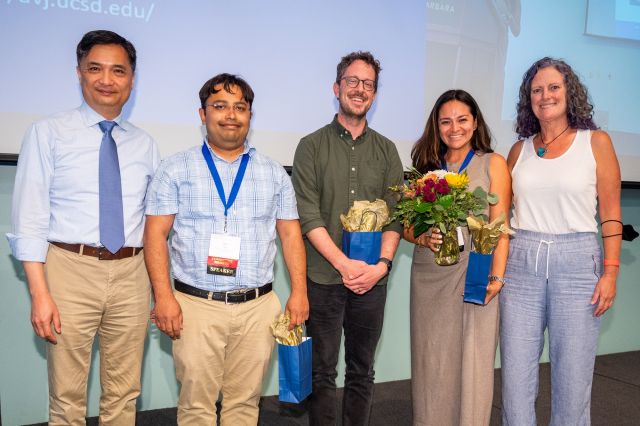 Shu Chien Award Winners(Prof. Randy Carney, Prof. Siddarth Dey, and Prof. Daniela Valdez-Jasso) Image